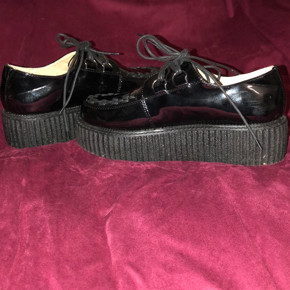 Patent Leather Platform Creepers